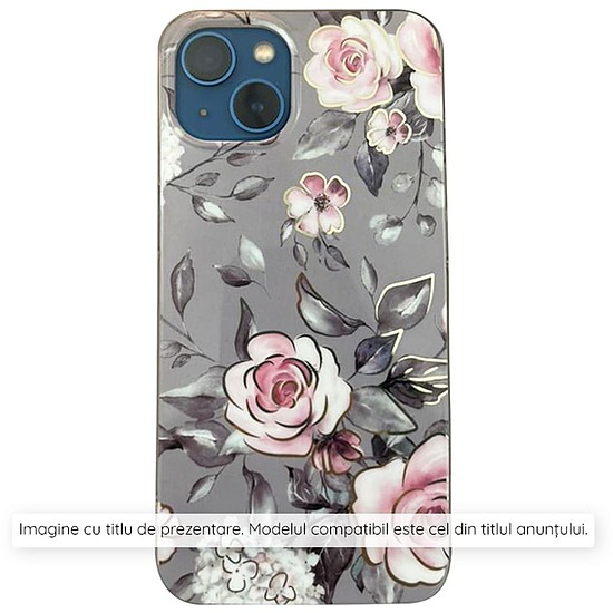 Techsuit - Marble Series - Xiaomi Redmi A3 - Bloom of Ruth Gray