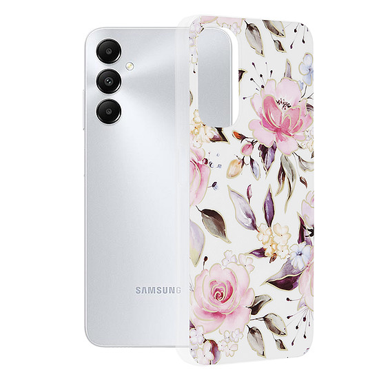 Techsuit - Márvány sorozat - Samsung Galaxy A05s - Chloe White