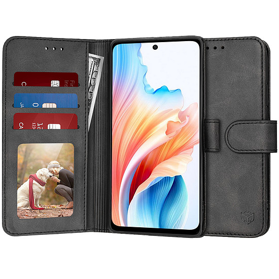 Techsuit - Naplókönyv - Oppo A79 5G / OnePlus Nord N30 SE - Fekete