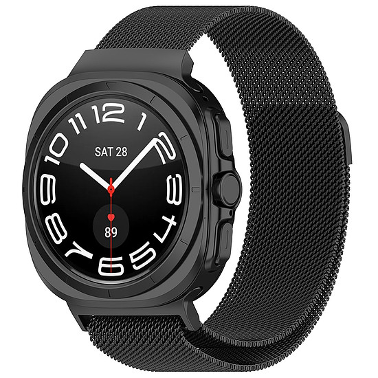 Techsuit - Óraszíj (W009) - Samsung Galaxy Watch Ultra 47mm - Fekete