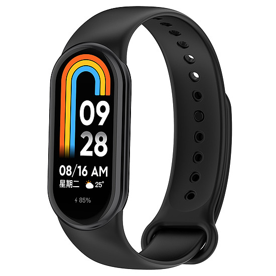 Techsuit - Óraszíj (W014) - Xiaomi Smart Band 8/8 NFC - Fekete (KF2313738)