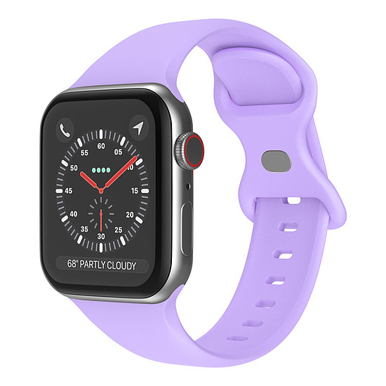 Techsuit - Óraszíj (W031) - Apple Watch 1/2/3/4/5/6/7/8/SE/SE 2 (38/40/41mm) - Lila (KF239483)