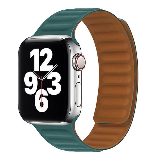 Techsuit - Óraszíj (W035) - Apple Watch 1/2/3/4/5/6/7/8/SE/SE 2 (38/40/41 mm) - Türkiz (KF239477)