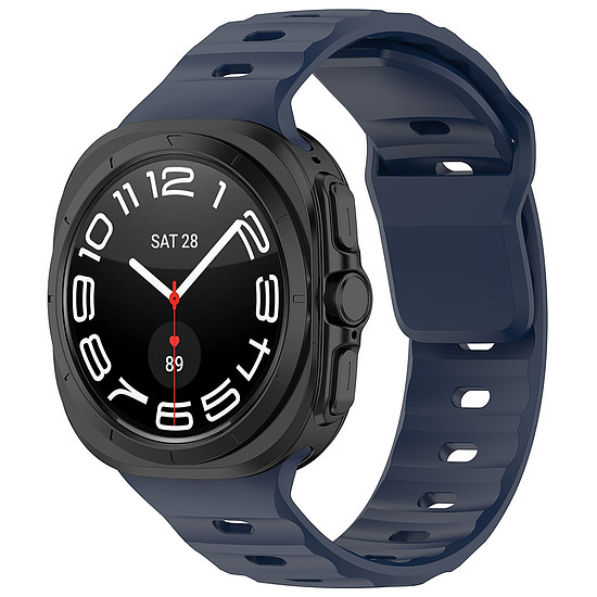 Techsuit - Óraszíj (W055) - Samsung Galaxy Watch Ultra 47mm - sötétkék