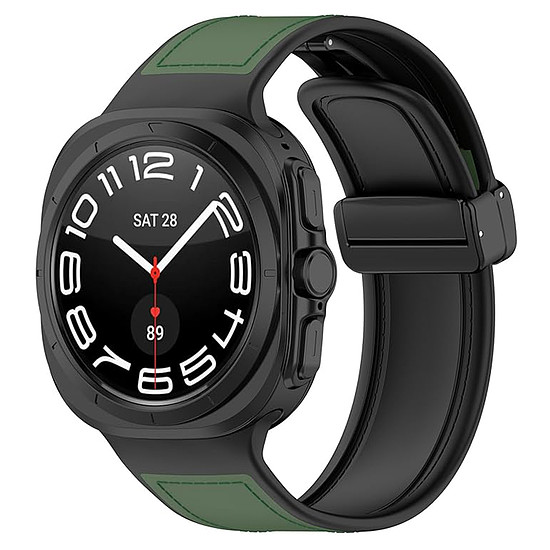 Techsuit - Óraszíj (W056) - Samsung Galaxy Watch Ultra 47mm - Zöld