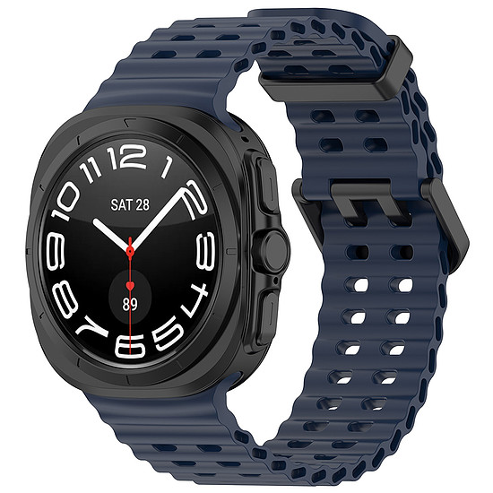 Techsuit - Óraszíj (W062) - Samsung Galaxy Watch Ultra 47mm - sötétkék (KF2335561)