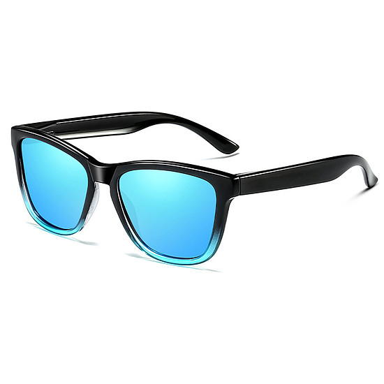 Techsuit - Polarized napszemüveg (0717) - Férfi, UV védelemmel - Színátmenet fekete / kék (KF2325700)