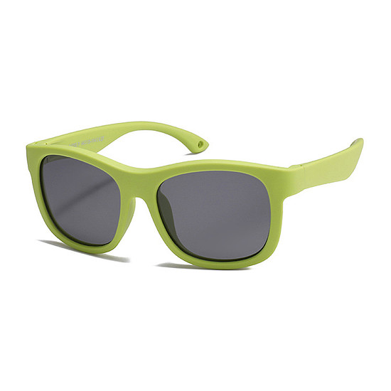 Techsuit - Polarized napszemüveg (8306-C27) - babáknak, négyzet alakú, pánttal - Lime (KF2326975)