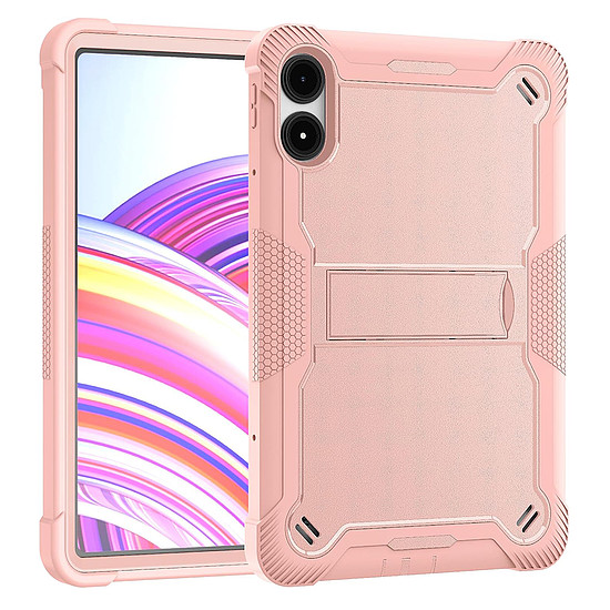 Techsuit - Robusztus TabShell + Képernyővédő fólia - Xiaomi Redmi Pad Pro / Poco Pad - Rose Gold