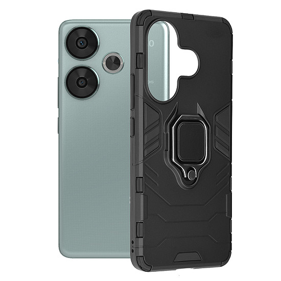 Techsuit - Silicone Shield - Xiaomi Poco F6 - Fekete