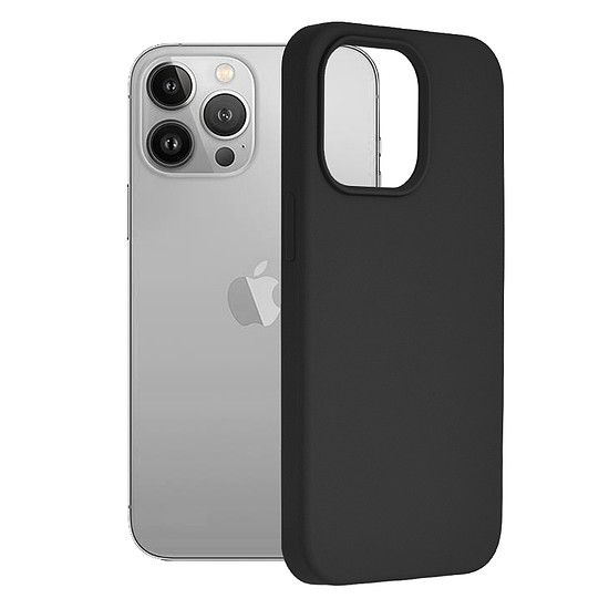 Techsuit - Soft Edge Szilikon - iPhone 13 Pro - Fekete (KF235867)