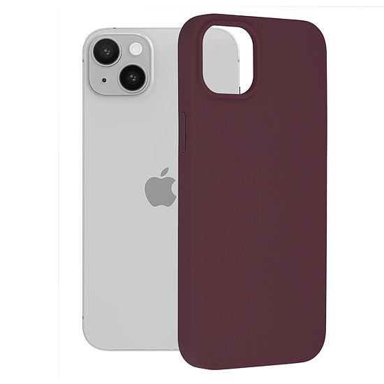 Techsuit - Soft Edge Szilikon - iPhone 14 Plus - Szilva lila (KF2310661)