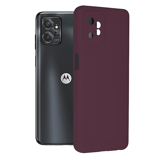 Techsuit - Soft Edge szilikon - Motorola Moto G Power 5G - Plum Violet (KF2313173)