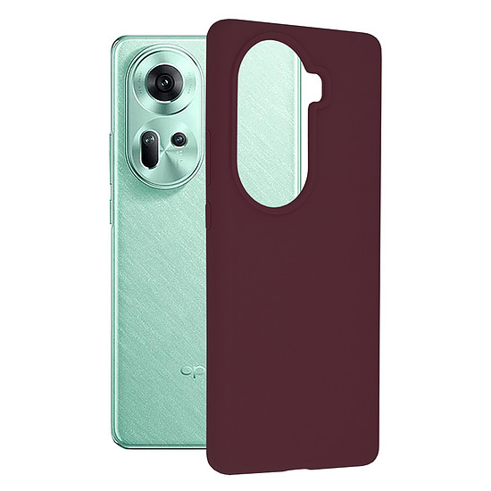 Techsuit - Soft Edge szilikon - Oppo Reno11 - Plum Violet