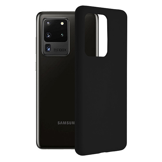 Techsuit - Soft Edge szilikon - Samsung Galaxy S20 Ultra 4G / S20 Ultra 5G - fekete (KF234317)