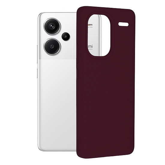 Techsuit - Soft Edge szilikon - Xiaomi Redmi Note 13 Pro+ 5G - Plum Violet