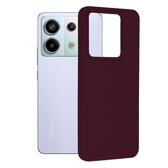 Techsuit - Soft Edge szilikon - Xiaomi Redmi Note 13 Pro 5G / Poco X6 - Plum Violet