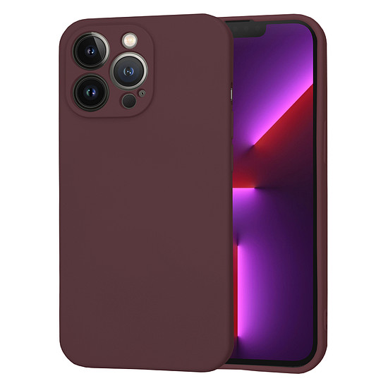 Techsuit - SoftFlex - iPhone 13 Pro - Plum Red