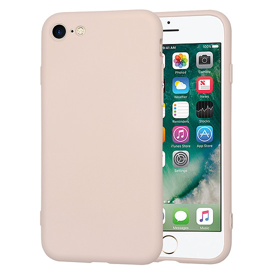 Techsuit - SoftFlex - iPhone 7 / iPhone 8 / iPhone SE 2, SE 2020 / iPhone SE 3, SE 2022 - Pink Sand