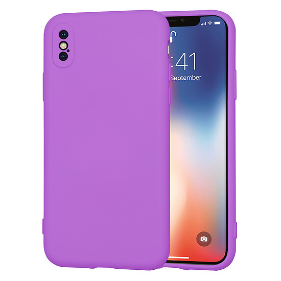 Techsuit - SoftFlex - iPhone X / iPhone XS - Lila