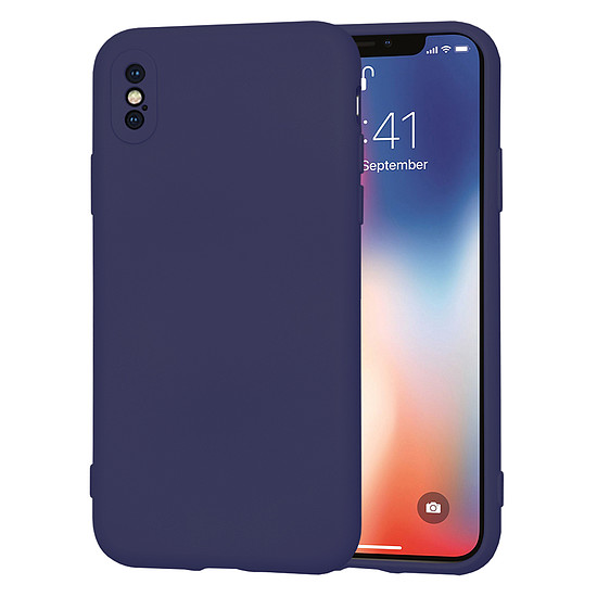 Techsuit - SoftFlex - iPhone X / iPhone XS - sötétkék