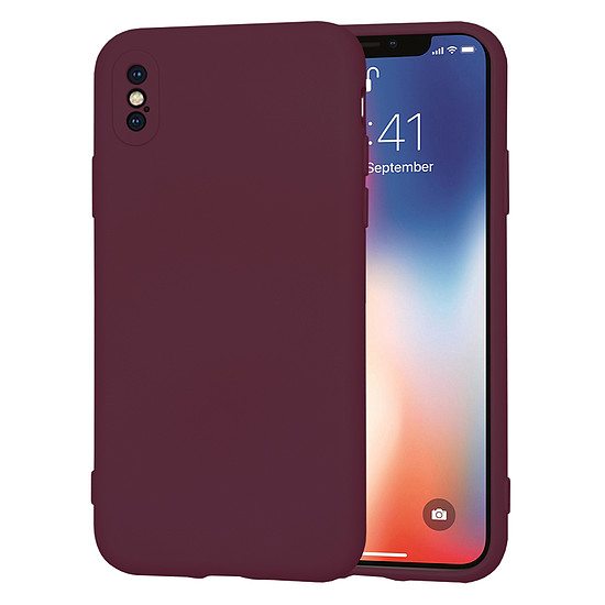 Techsuit - SoftFlex - iPhone X / iPhone XS - Szilvavörös