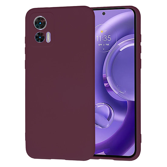 Techsuit - SoftFlex - Motorola Edge 30 Neo - Plum Red