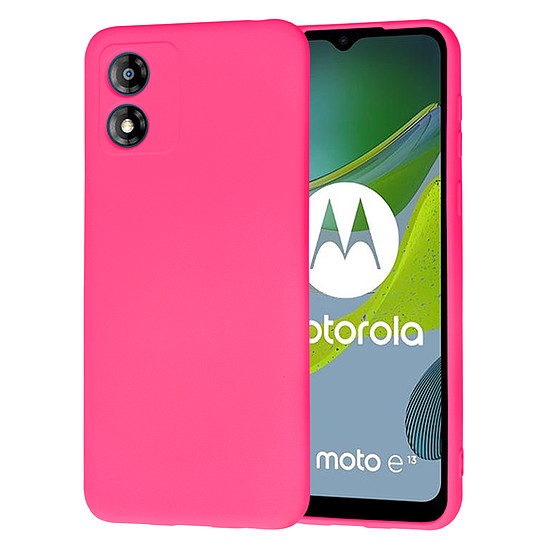 Techsuit - SoftFlex - Motorola Moto E13 - Hot Pink