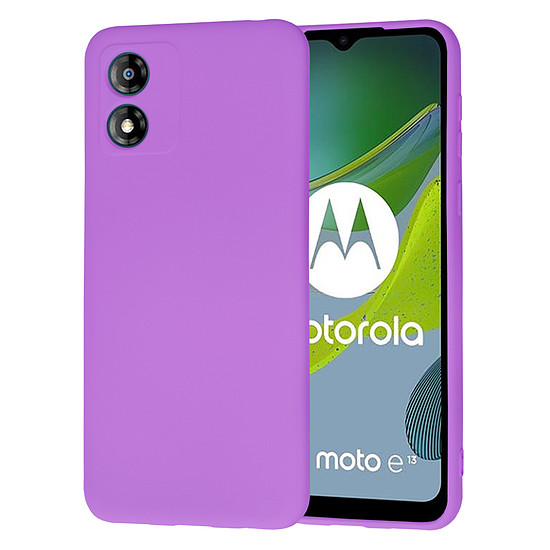 Techsuit - SoftFlex - Motorola Moto E13 - Lila