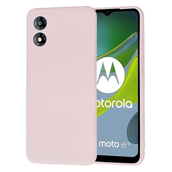 Techsuit - SoftFlex - Motorola Moto E13 - Pink Sand