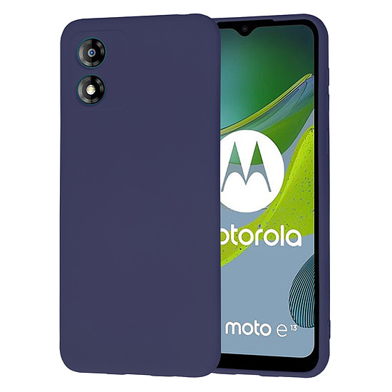 Techsuit - SoftFlex - Motorola Moto E13 - sötétkék (KF2329362)