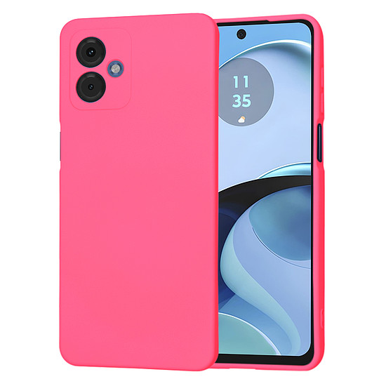 Techsuit - SoftFlex - Motorola Moto G14 - Hot Pink