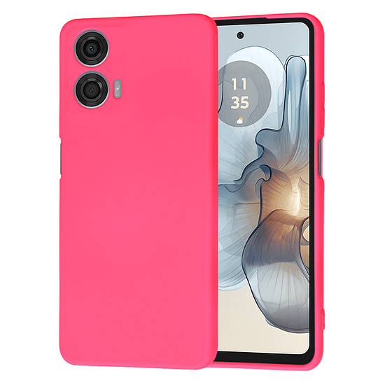 Techsuit - SoftFlex - Motorola Moto G24 Power - Hot Pink