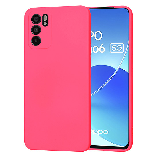 Techsuit - SoftFlex - Oppo Reno6 5G - Hot Pink