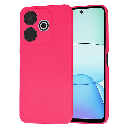 Techsuit - SoftFlex - Xiaomi Redmi 13 / Poco M6 4G - Hot Pink