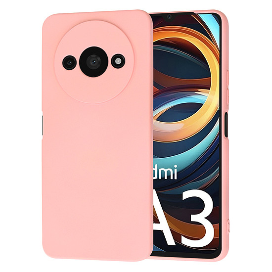 Techsuit - SoftFlex - Xiaomi Redmi A3 - Kréta rózsaszín