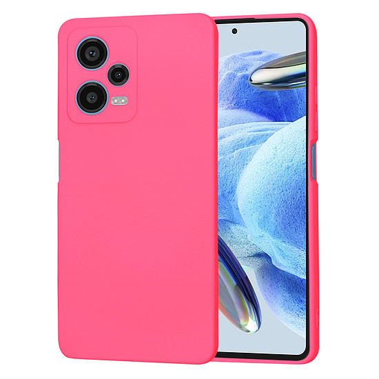 Techsuit - SoftFlex - Xiaomi Redmi Note 12 Pro 5G - Hot Pink