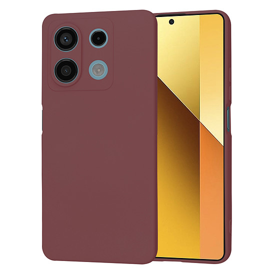 Techsuit - SoftFlex - Xiaomi Redmi Note 13 5G - Plum Red