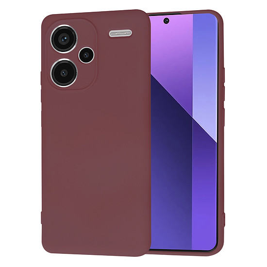 Techsuit - SoftFlex - Xiaomi Redmi Note 13 Pro+ 5G - Plum Red