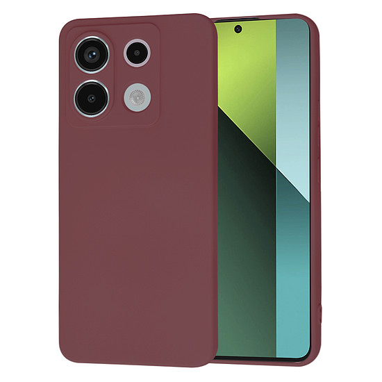 Techsuit - SoftFlex - Xiaomi Redmi Note 13 Pro 5G / Poco X6 - Plum Red