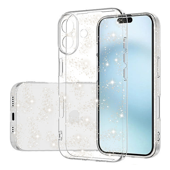 Techsuit - SparkleSkin Series - iPhone 16 Plus - Átlátszó