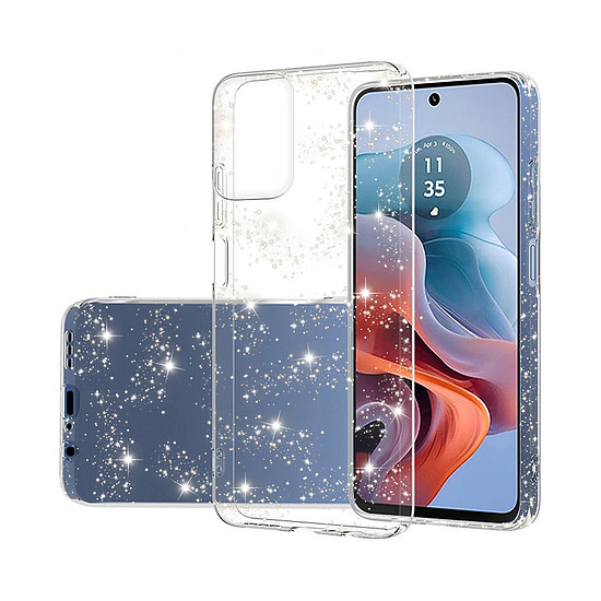 Techsuit - SparkleSkin Series - Motorola Moto G34 / Moto G45 - Átlátszó