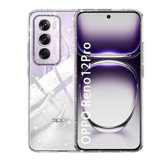 Techsuit - SparkleSkin Series - Oppo Reno12 Pro - Clear