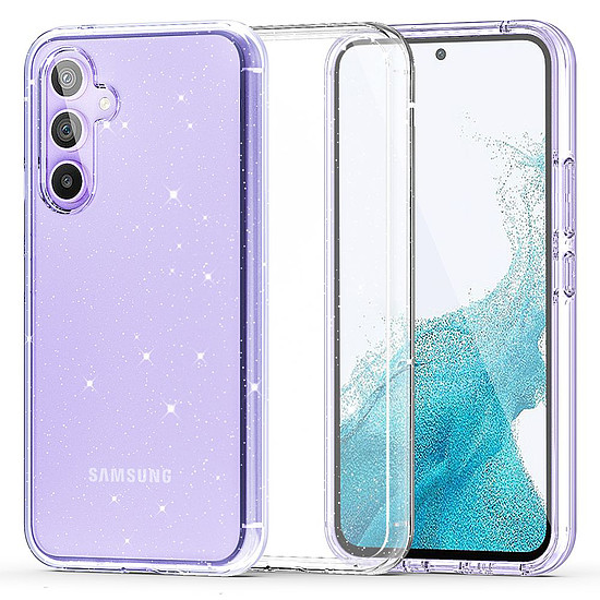 Techsuit - SparkleSkin Series - Samsung Galaxy A54 - Clear