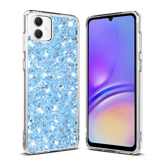 Techsuit - Sparkly Glitter - Samsung Galaxy A05 - kék