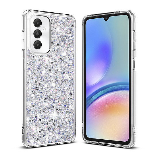 Techsuit - Sparkly Glitter - Samsung Galaxy A05s - Fehér