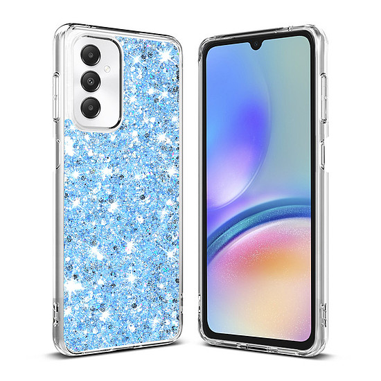 Techsuit - Sparkly Glitter - Samsung Galaxy A05s - kék