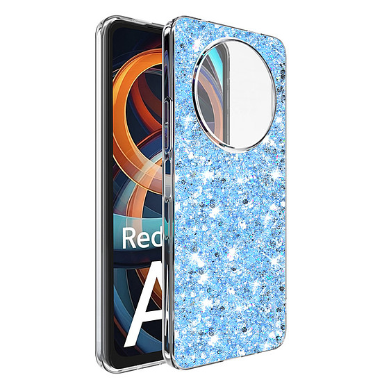 Techsuit - Sparkly Glitter - Xiaomi Redmi A3 - Kék