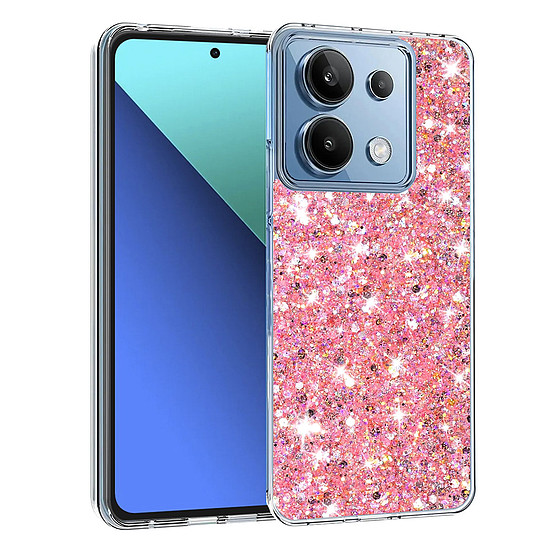 Techsuit - Sparkly Glitter - Xiaomi Redmi Note 13 4G - Pink