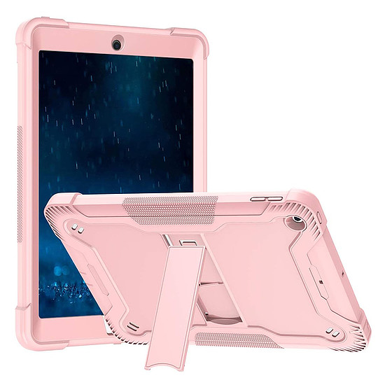 Techsuit - strapabíró TabShell + képernyővédő fólia - iPad 9.7 (2017/2018) - Rose Gold